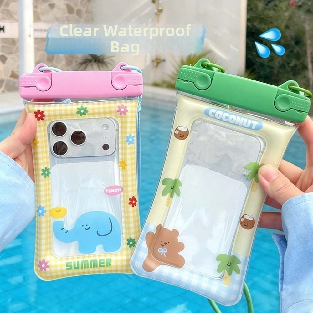 Dry Bag Waterproof - Adjustable Strap Waterproof Phone Pouch Cartoon