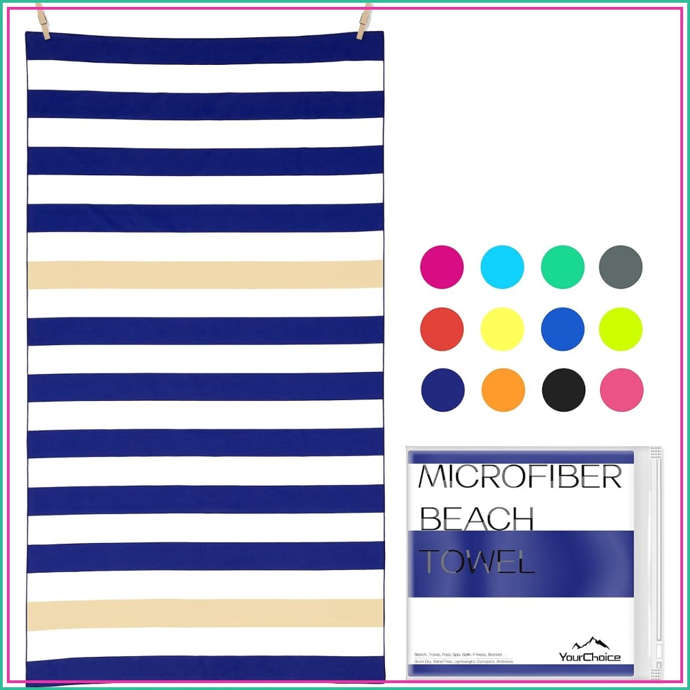 Camp Towel Microfiber - Sand-Free Quick Dry Microfiber Beach Towel,