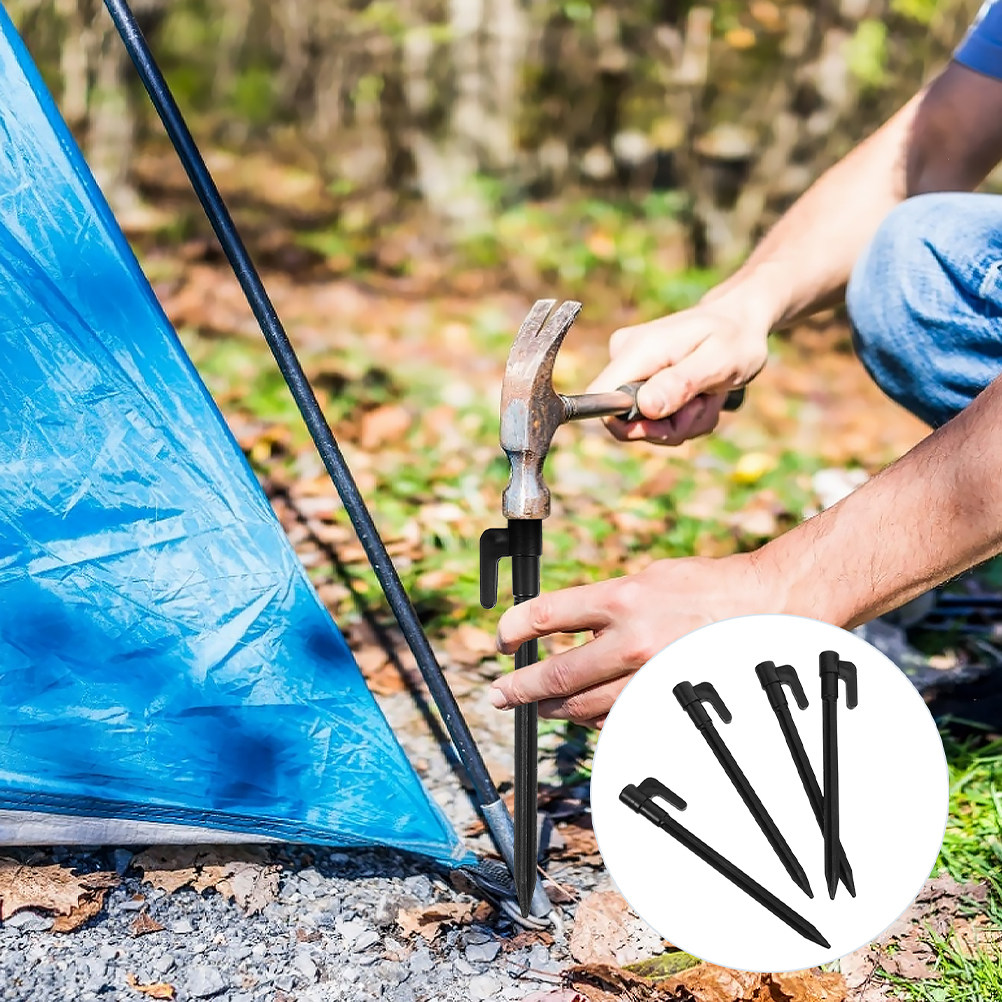 Outdoor Camping Rug - 10 Pcs Camping Tent Accessories Beach