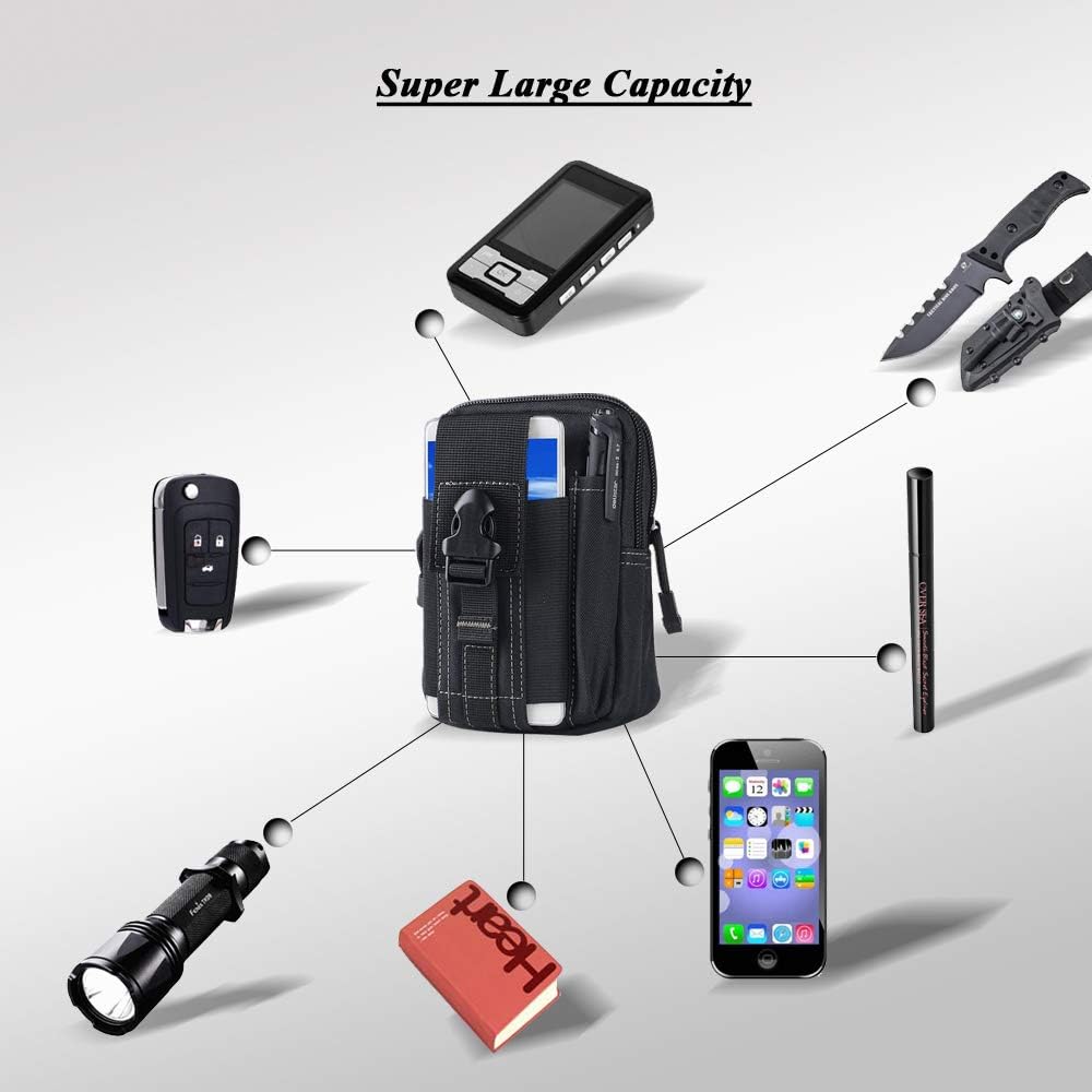 Tactical Molle Belt Pouch Mili - Outdoor Camping Backpack recensione e prezzo