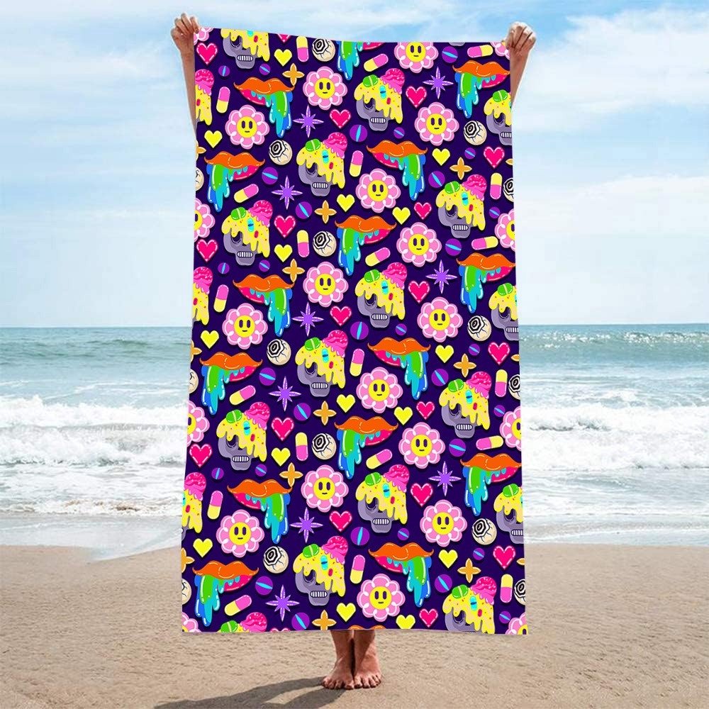 Abstract Beach Towel 70x140CM  - Camp Towel Microfiber recensione e prezzo