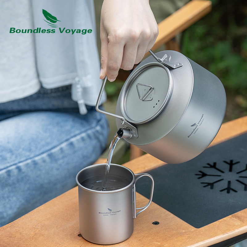 Boundless Voyage Titanium Kett - Outdoor Camping Kettle recensione e prezzo