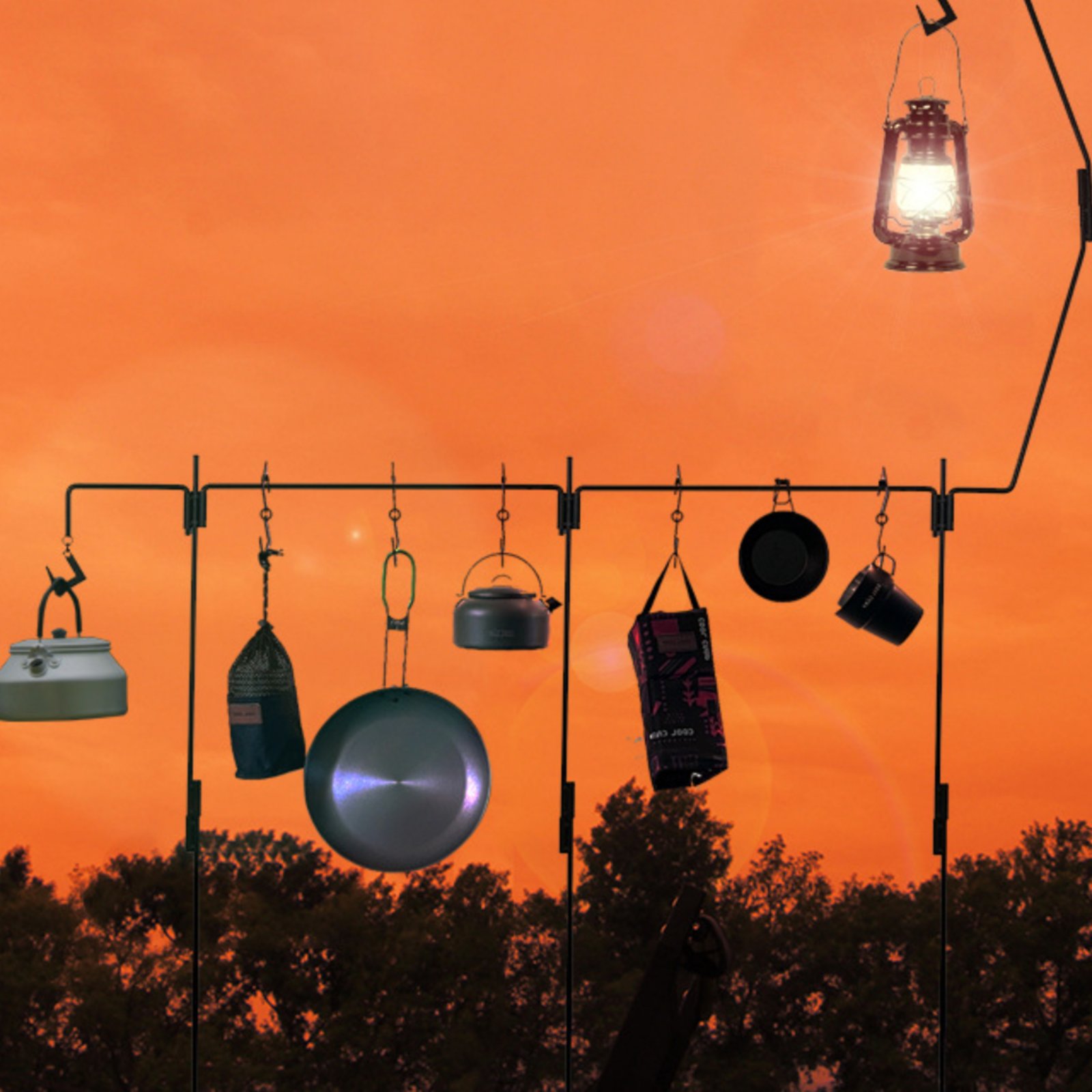 Camping Lantern Stand Detachab - Kitchen Outdoor Camping recensione e prezzo