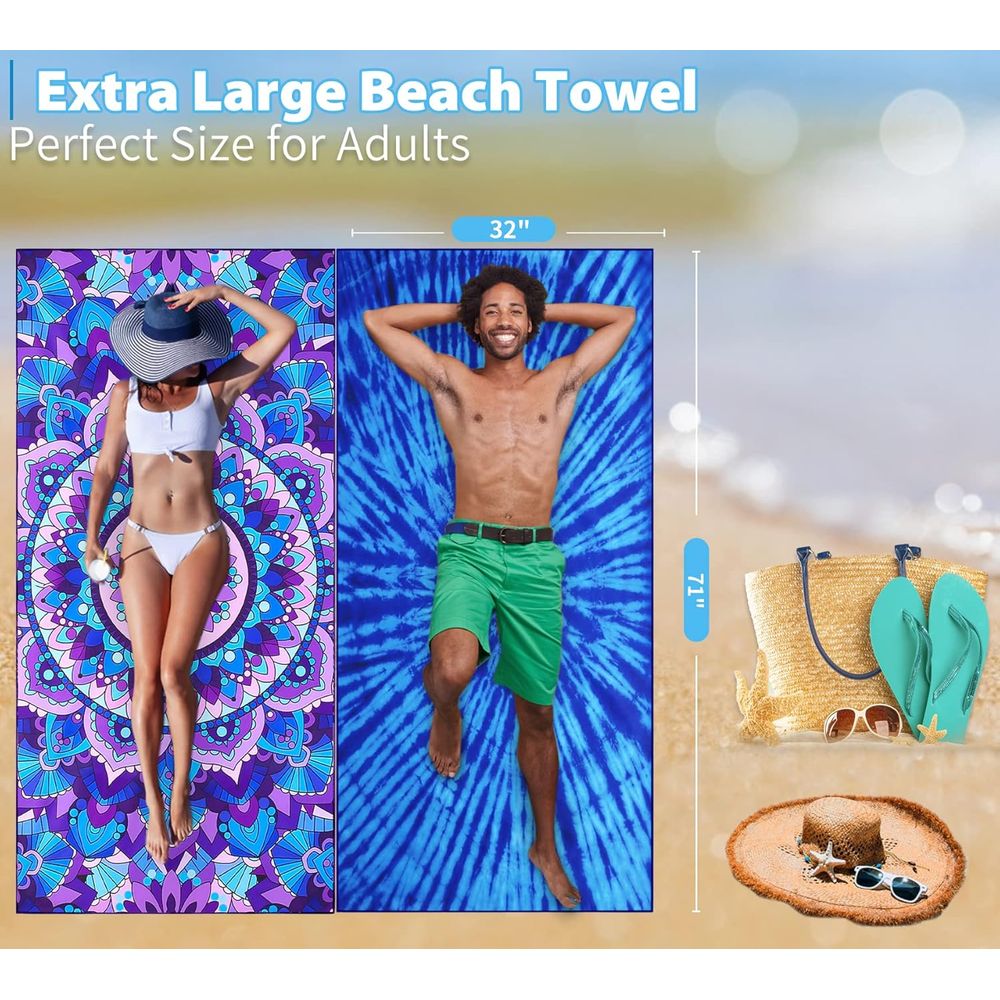 Lightweight Oversized 71x32 Be - Camp Towel Microfiber recensione e prezzo