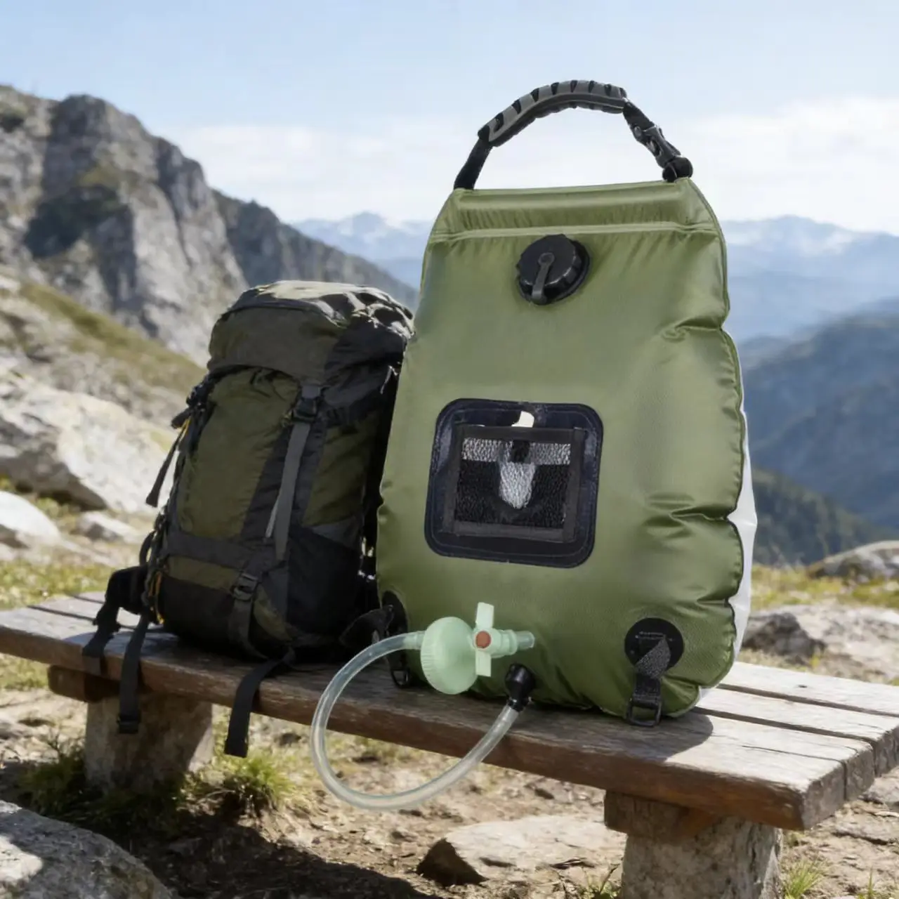 Solar Shower Bag 20L Outdoor S - Outdoor Camping Hot Water Shower recensione e prezzo