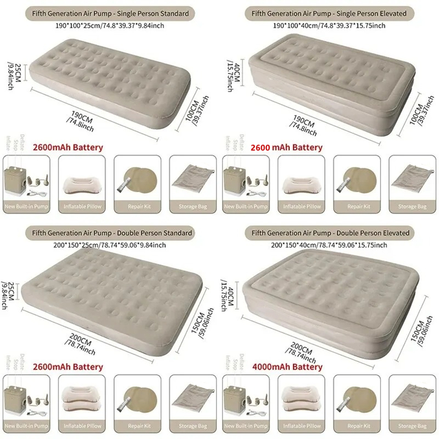 Interior Air Mattress Glamping - Outdoor Camping Rug recensione e prezzo