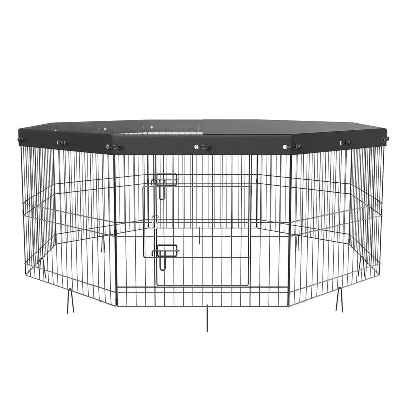 Dog Playpen, 8 Panels Foldable - Outdoor Camping Dog Fence recensione e prezzo