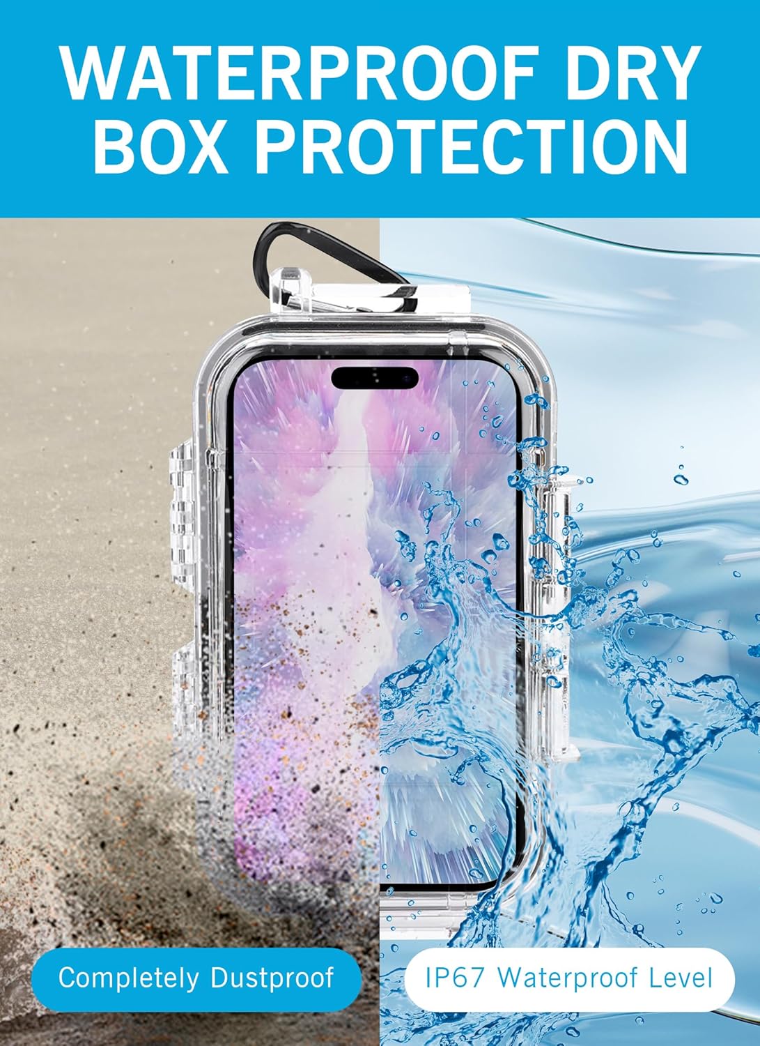 Waterproof Dry Box IP68 Dustpr - Outdoor Camping Tools recensione e prezzo