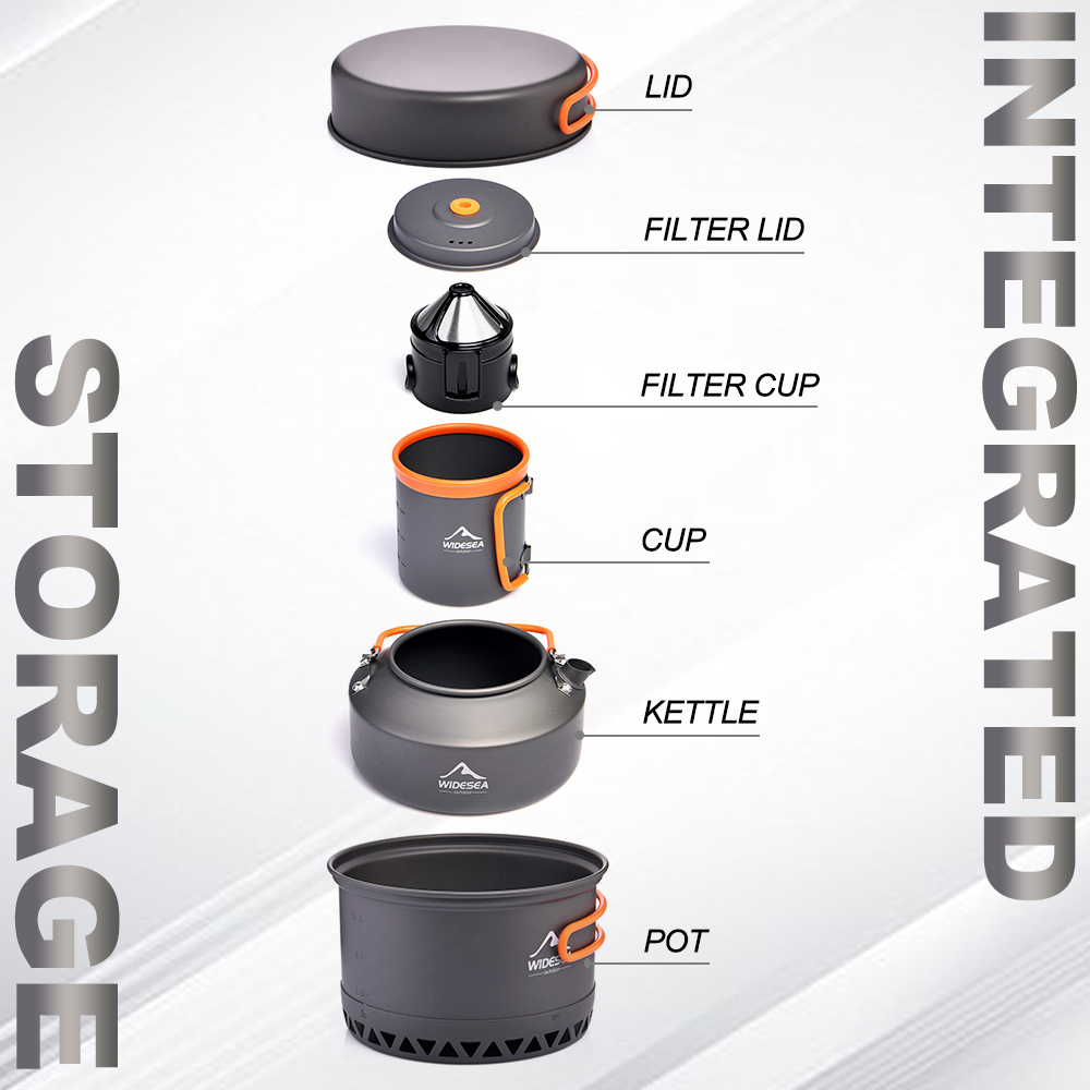 Camping Tableware Outdoor Cook - Outdoor Camping Kettle recensione e prezzo
