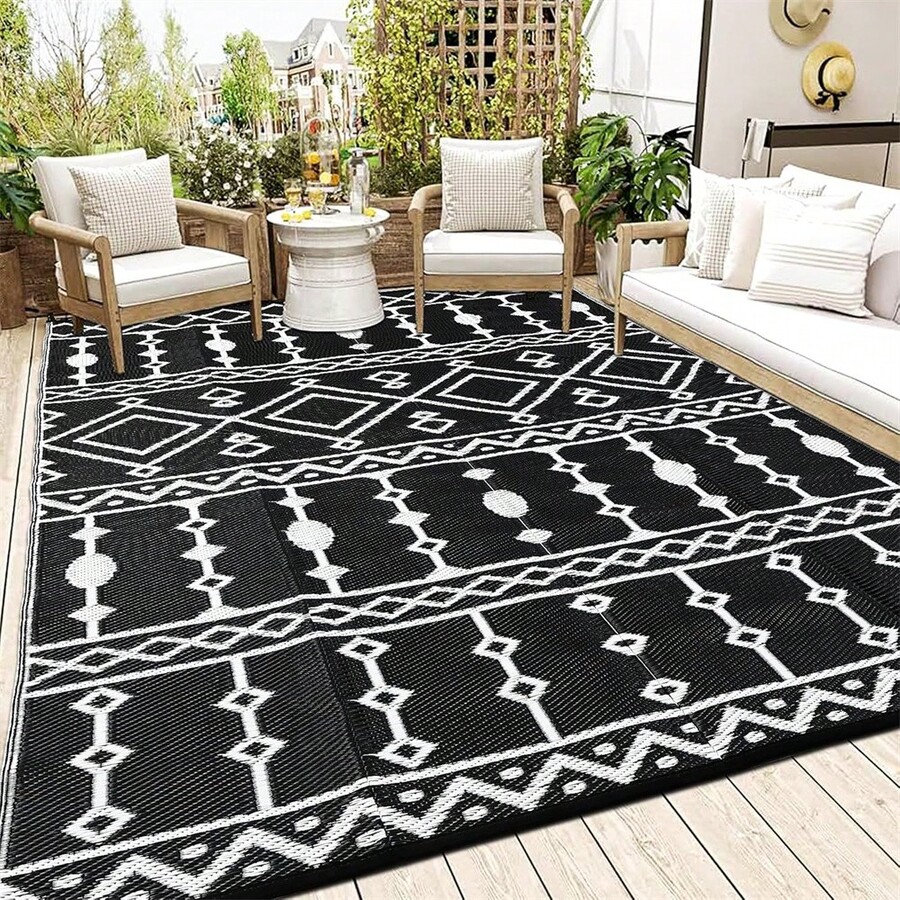 Meiyiu Outdoor Rug, 8x10FT/9x1 - Outdoor Camping Rugs 9X18 recensione e prezzo