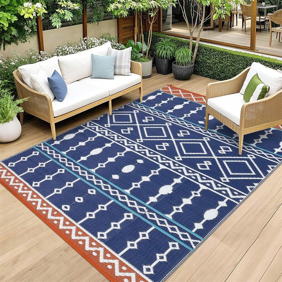 Meiyiu Outdoor Rug, 8x10FT/9x1 - Outdoor Camping Rugs 9X18 recensione e prezzo