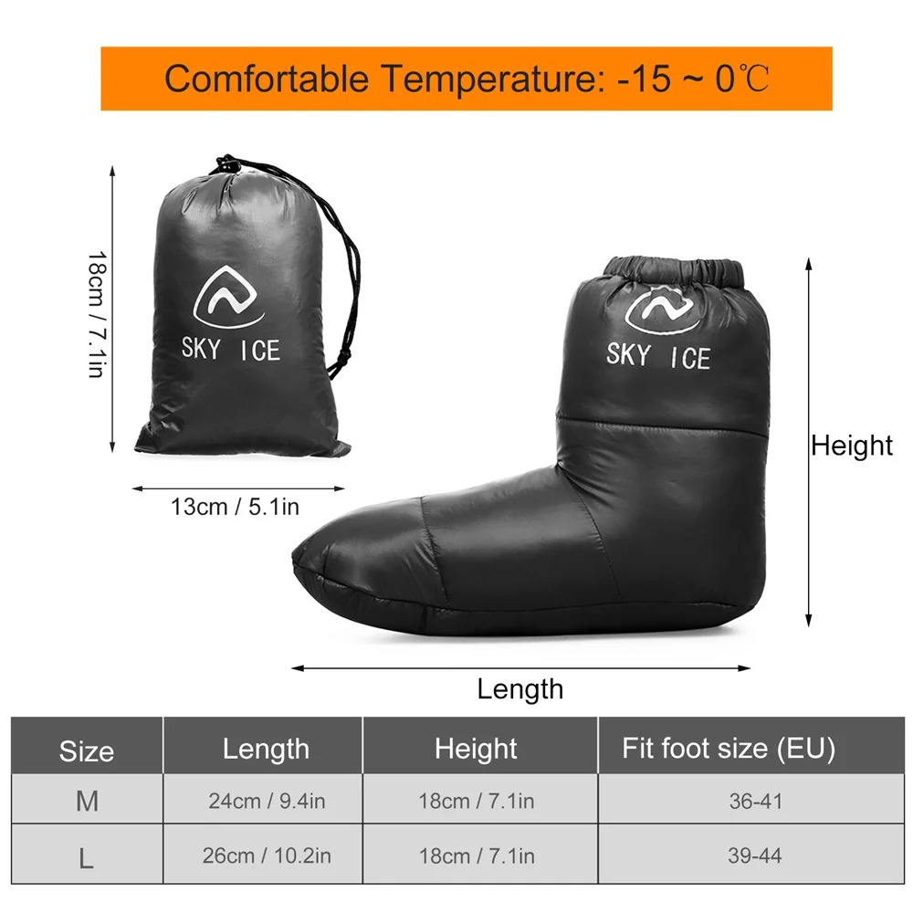 Winter Thermal Down Camping Sl - Outdoor Camping Slippers recensione e prezzo