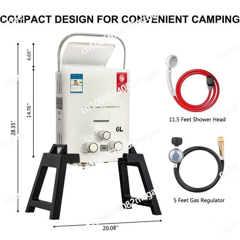 New Tankless Water Heater Outd - Outdoor Camping Hot Water Shower recensione e prezzo