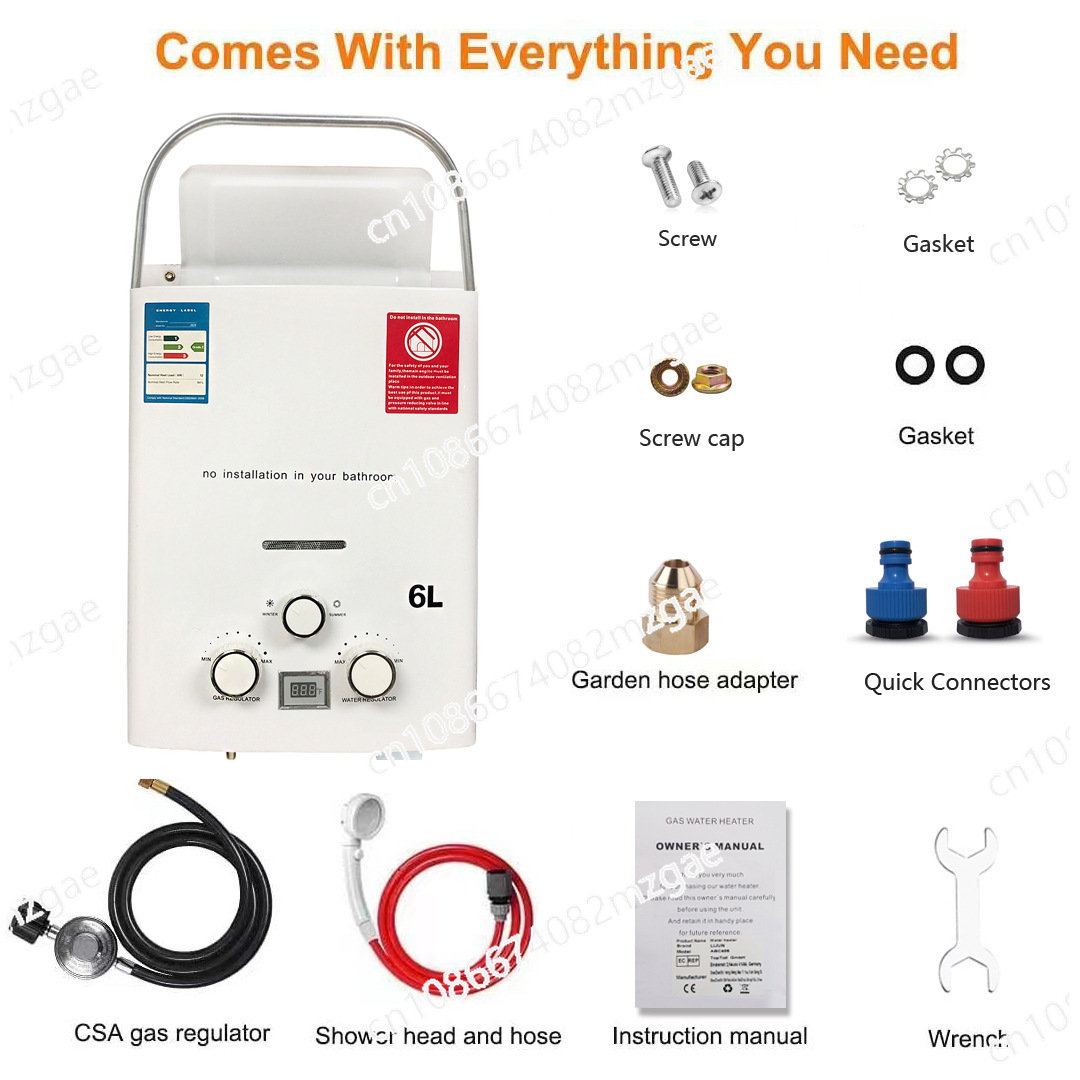 New Tankless Water Heater Outd - Outdoor Camping Hot Water Shower recensione e prezzo