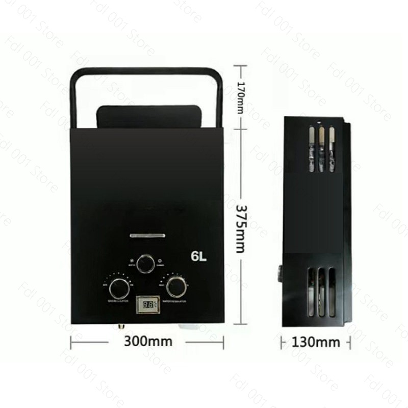 6L Portable Tankless Gas Water - Outdoor Camping Hot Water Shower recensione e prezzo