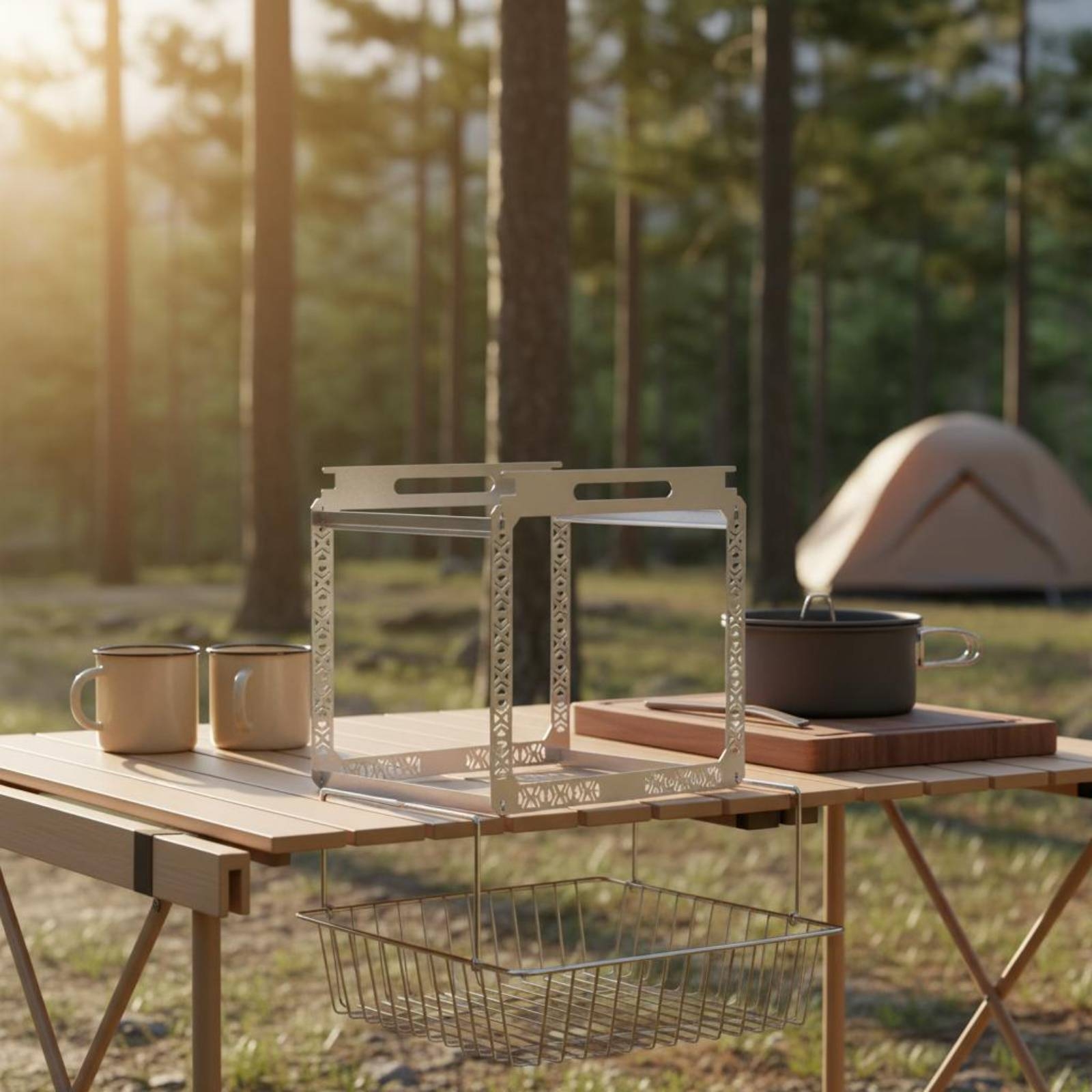 IGT Hanging Rack Rust Resistan - Outdoor Camping Gear recensione e prezzo