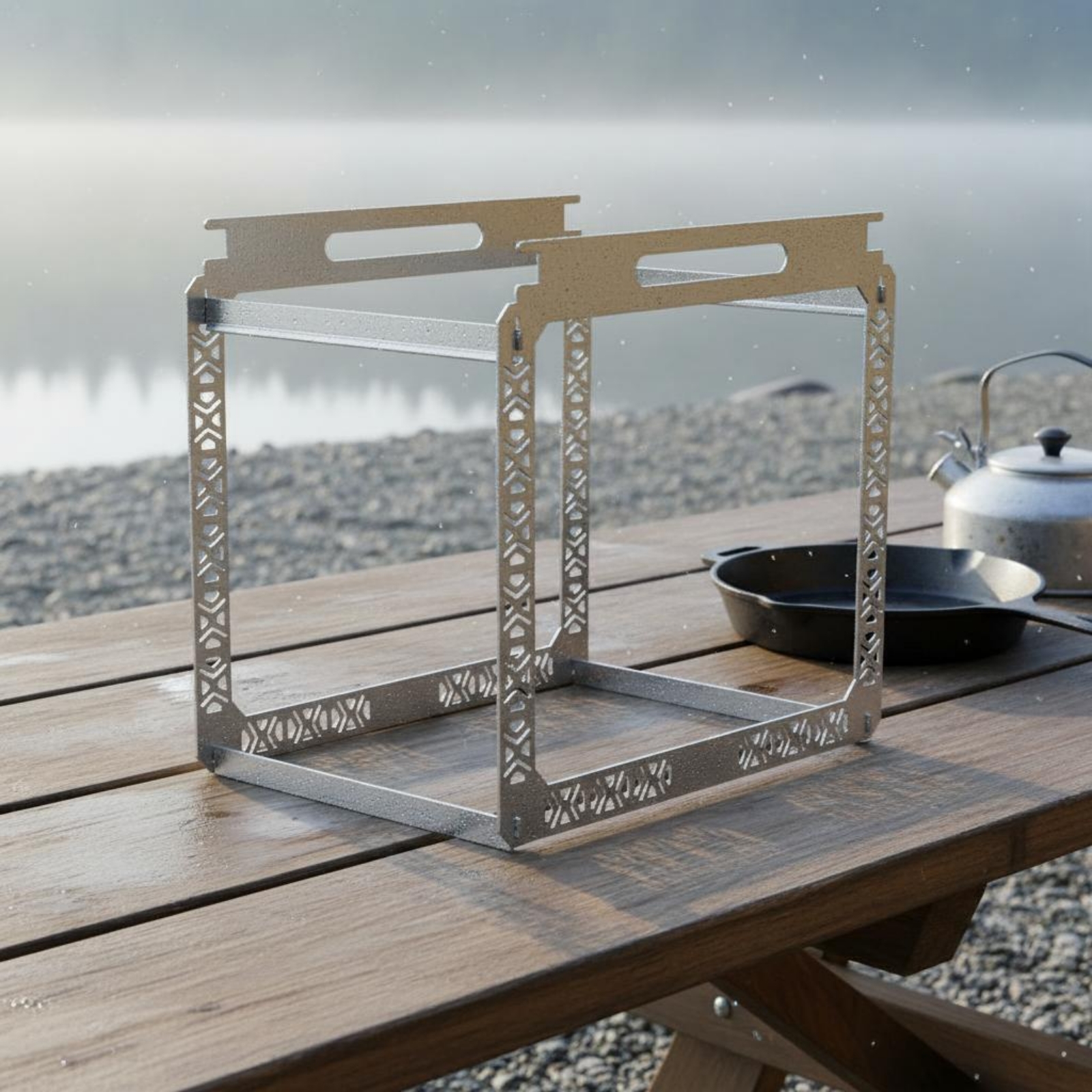 IGT Hanging Rack Rust Resistan - Outdoor Camping Gear recensione e prezzo