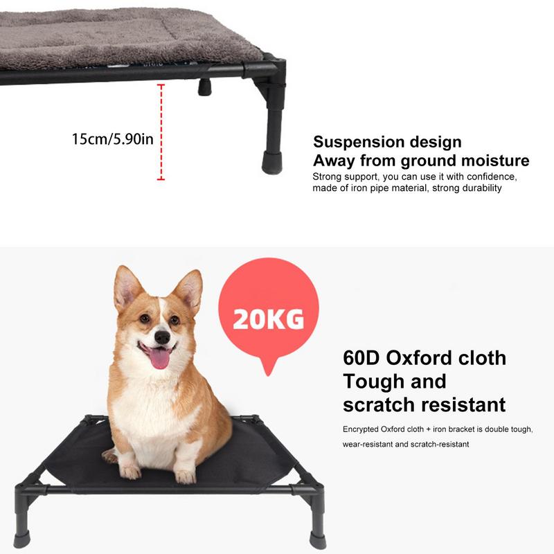 Outdoor Elevated Dog Bed Folda - Outdoor Camping Dog Fence recensione e prezzo