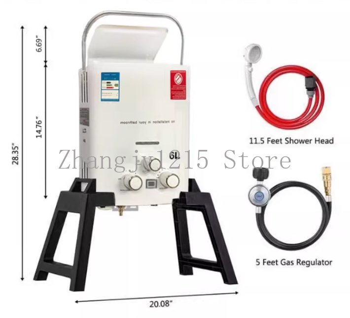 Propane LPG  Gas Tankless Wate - Outdoor Camping Hot Water Shower recensione e prezzo