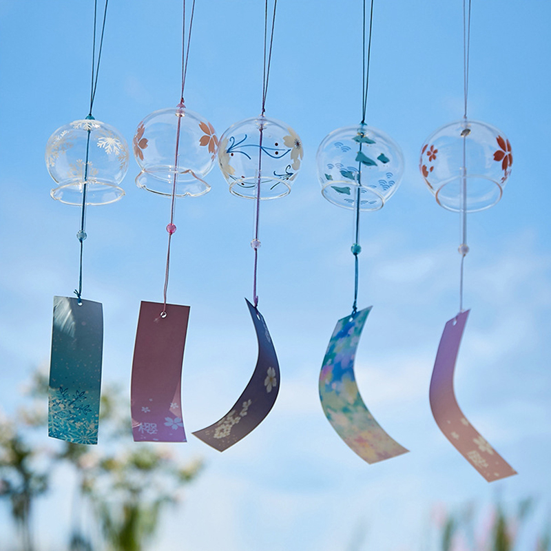 Japanese Style Glass Wind Chim - Japanese Outdoor Camping recensione e prezzo