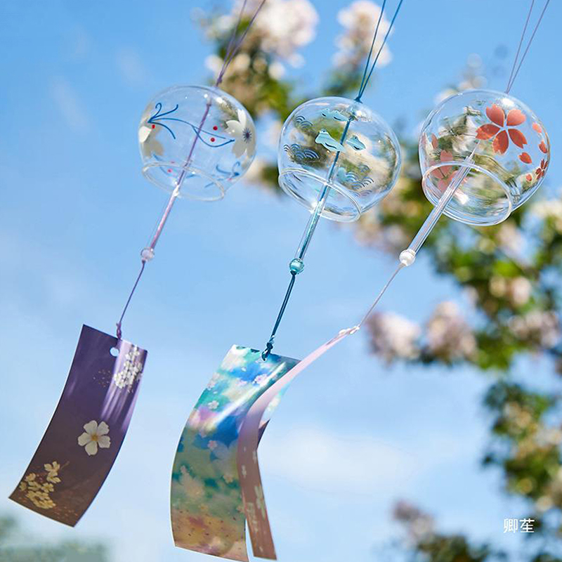 Japanese Style Glass Wind Chim - Japanese Outdoor Camping recensione e prezzo