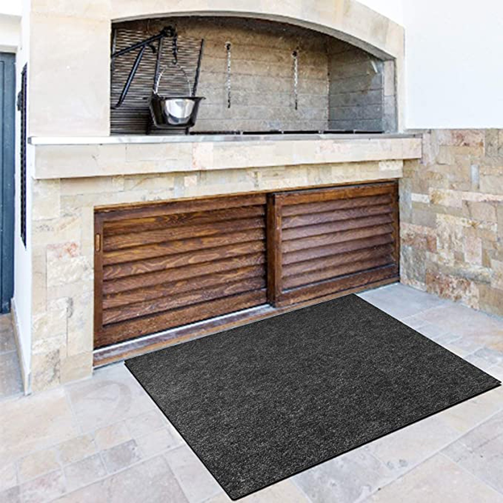 Fireproof Fireplace Hearth Rug - Outdoor Camping Fireplace recensione e prezzo