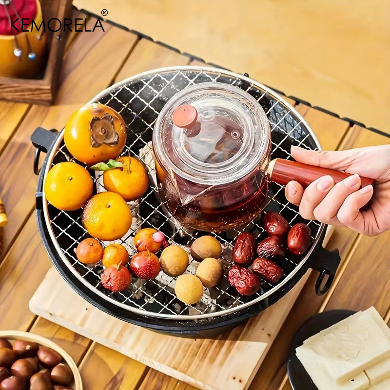 1Set Cast Iron Charcoal Stove  - Japanese Outdoor Camping recensione e prezzo