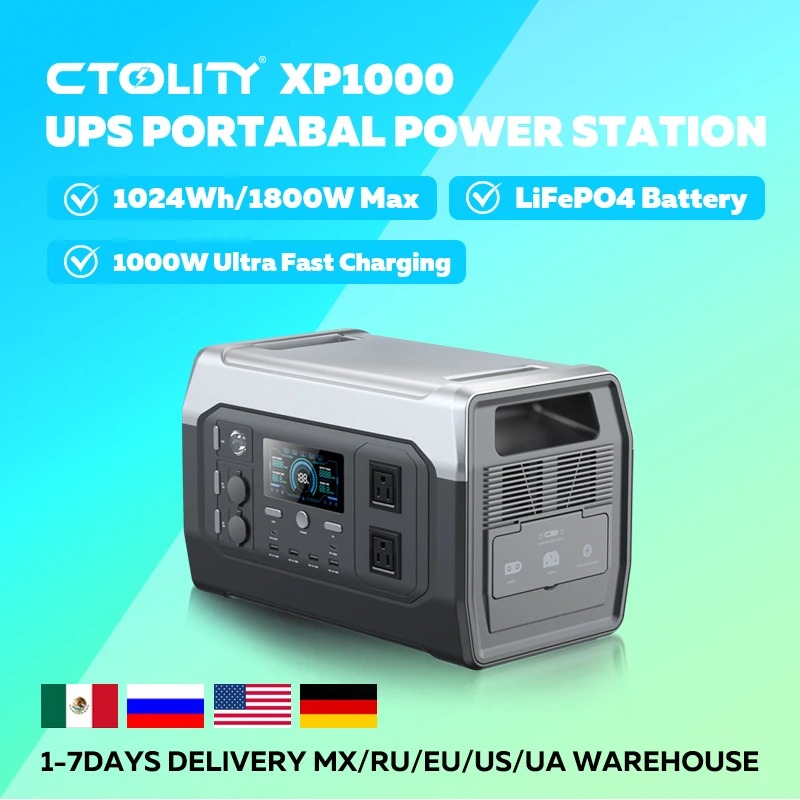 【Best-selling】 CTOLITY XP1000  - Portable Power Station recensione e prezzo