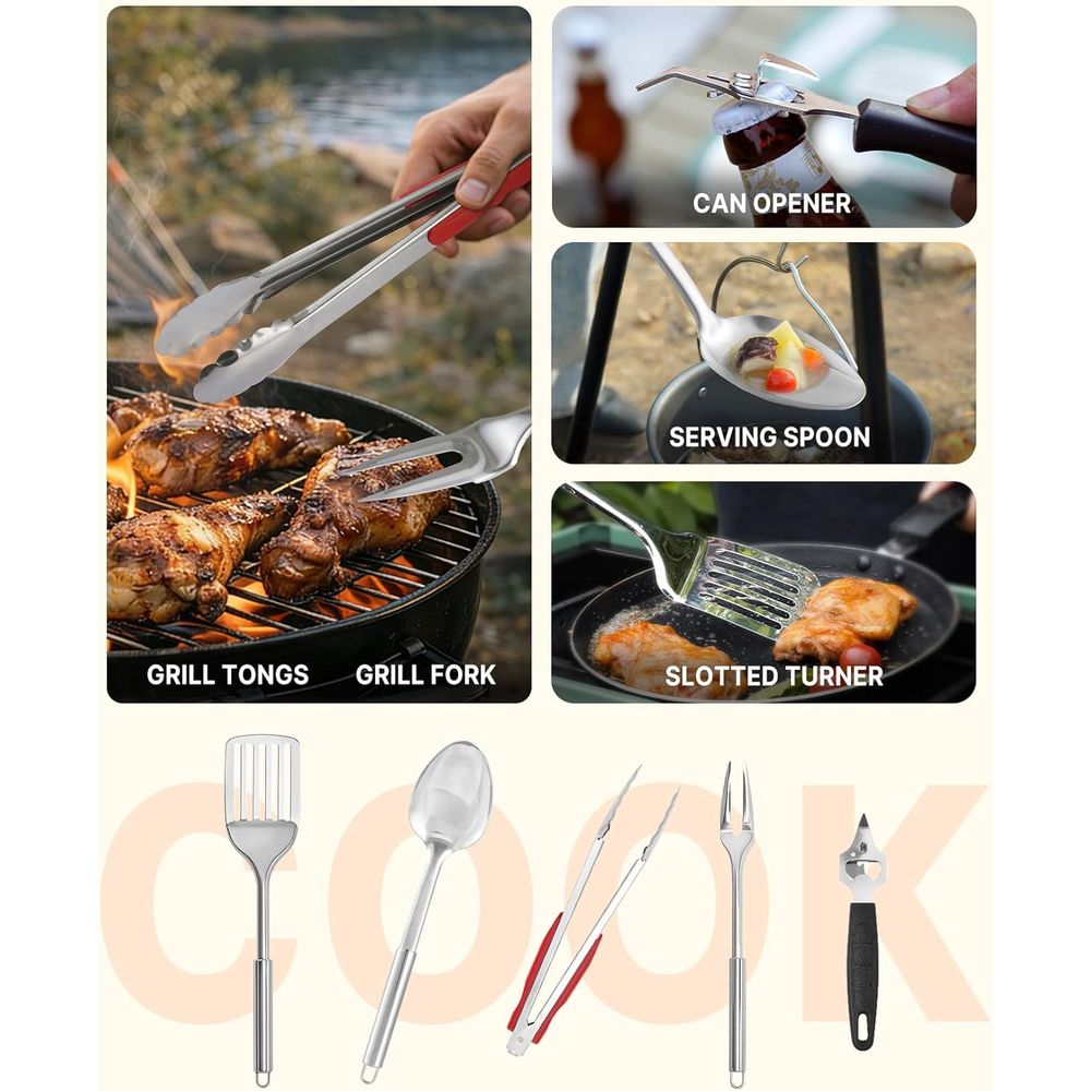 Compact Camping Kitchen Set wi - Kitchen Outdoor Camping recensione e prezzo