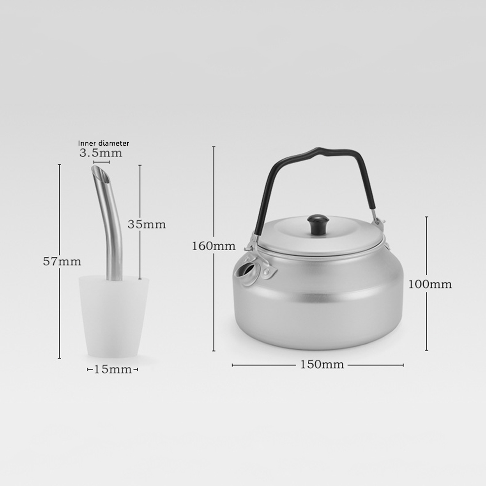 800ml Outdoor Portable Teapot  - Outdoor Camping Kettle recensione e prezzo
