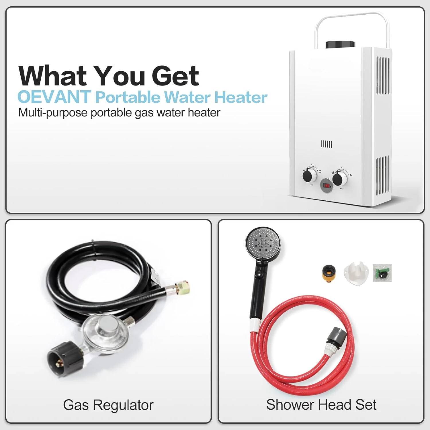 Propane Tankless Water Heater  - Outdoor Camping Hot Water Shower recensione e prezzo