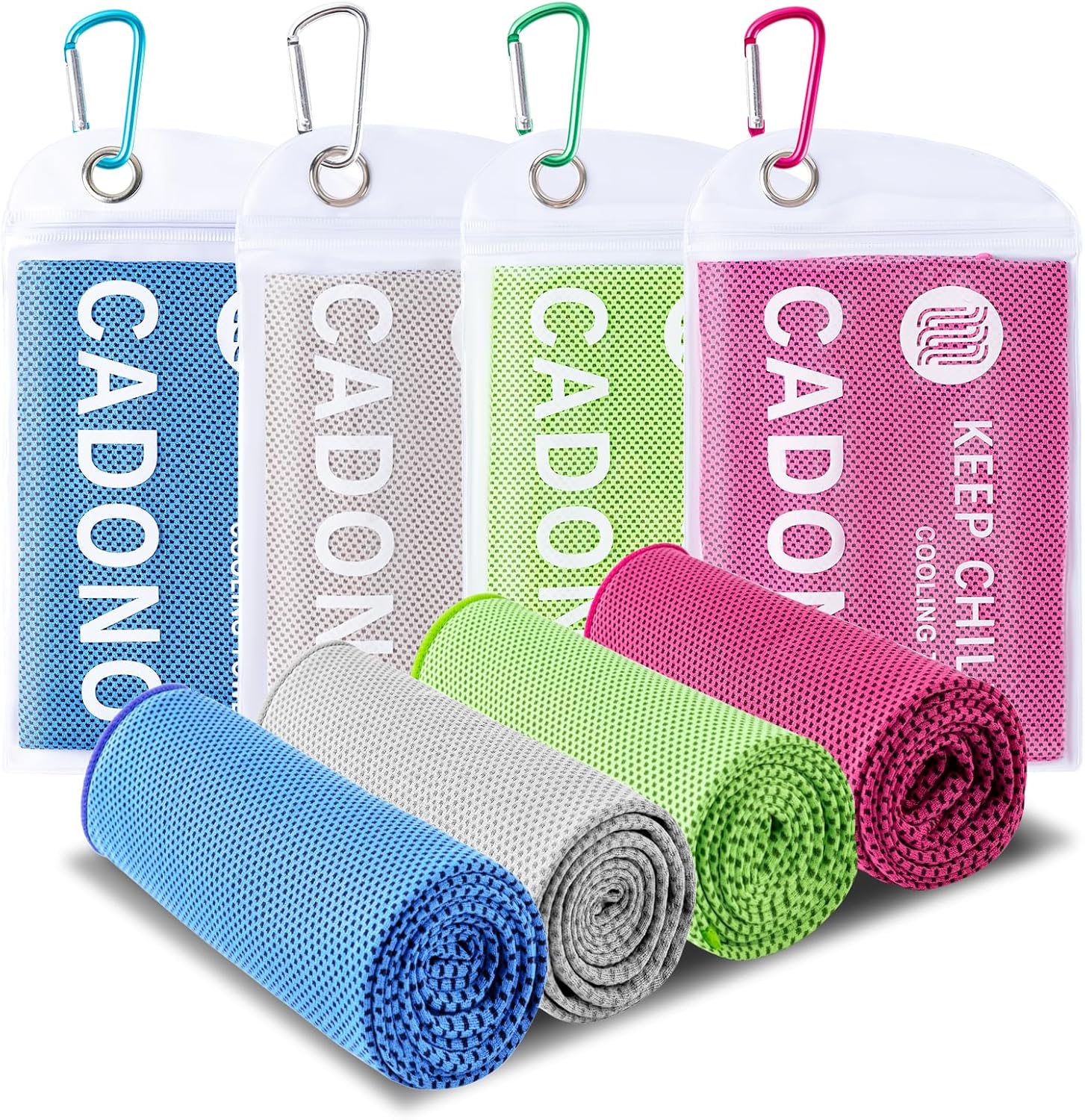 Cooling Towel 4 Pack 40x12 Inc - Camp Towel Microfiber recensione e prezzo