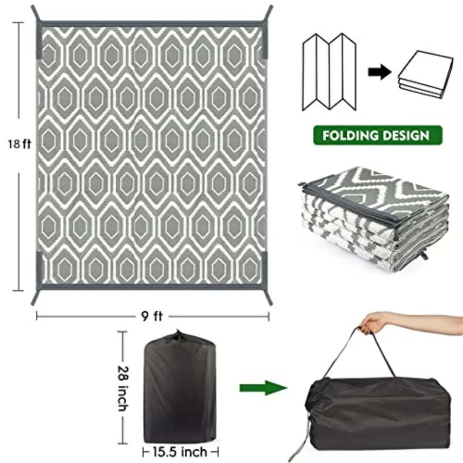Outdoor Camping Rugs, 9x18 Pla - Outdoor Camping Rugs 9X18 recensione e prezzo