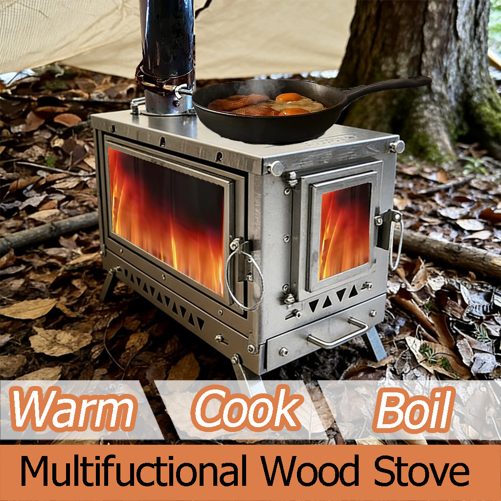 DANCHEL OUTDOOR T3 Titanium Al - Outdoor Camping Fireplace recensione e prezzo