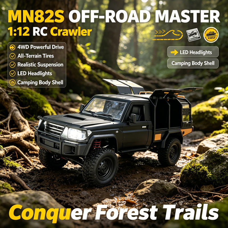 MN82S 1:12 Scale RC Off-Road C - Outdoor Camping Rug recensione e prezzo