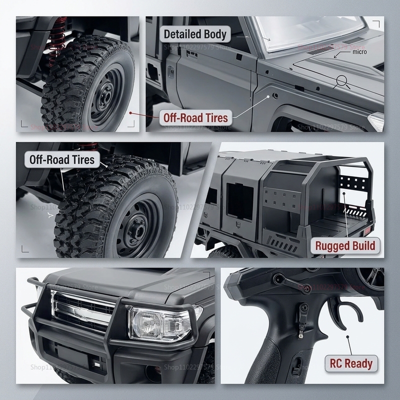 MN82S 1:12 Scale RC Off-Road C - Outdoor Camping Rug recensione e prezzo