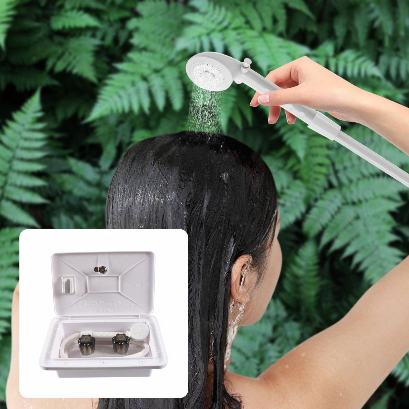 RV Exterior Shower Box Compact - Outdoor Camping Gear recensione e prezzo