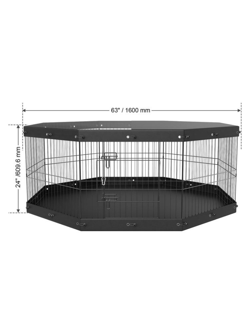Dog Playpen, 8 Panels Foldable - Outdoor Camping Dog Fence recensione e prezzo
