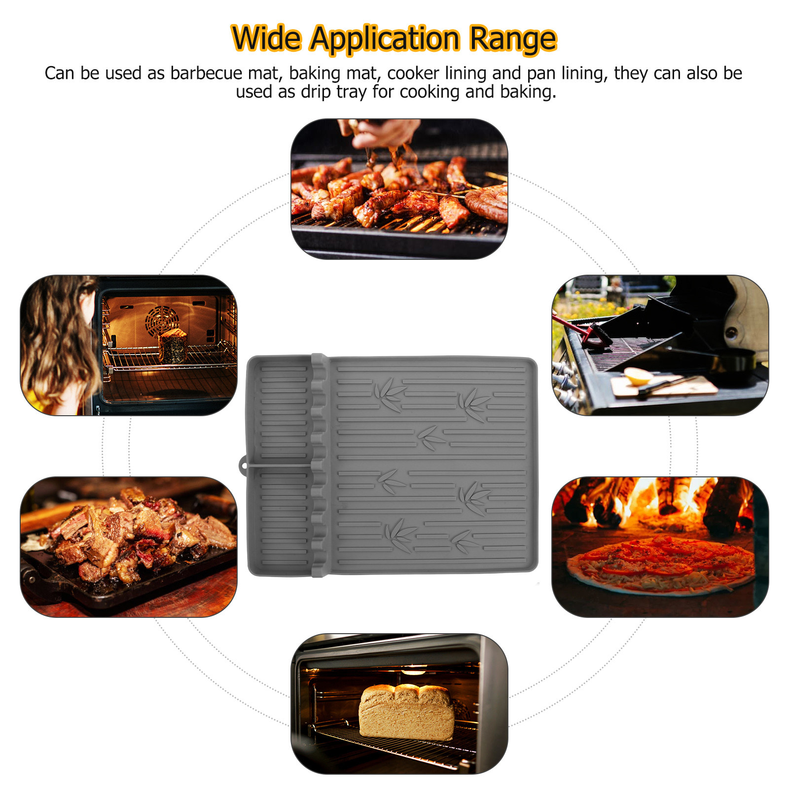 Silicone Bbq Grill Mat Heat Re - Outdoor Camping Tools recensione e prezzo
