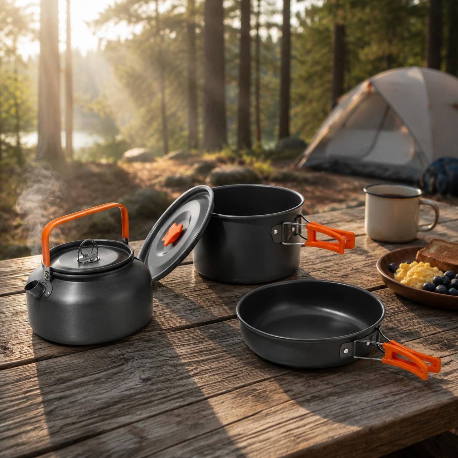 Camping Pot and Kettle Set Nes - Outdoor Camping Kettle recensione e prezzo