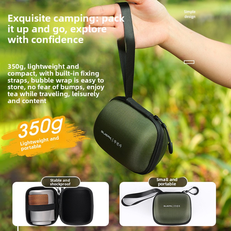 Portable Travel Tea Set with T - Outdoor Camping Kettle recensione e prezzo