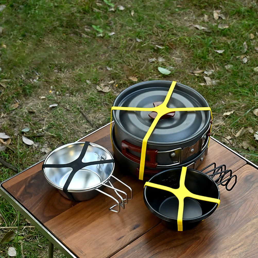 6pcs H-Shaped Silicone Lunch B - Outdoor Camping Gear recensione e prezzo
