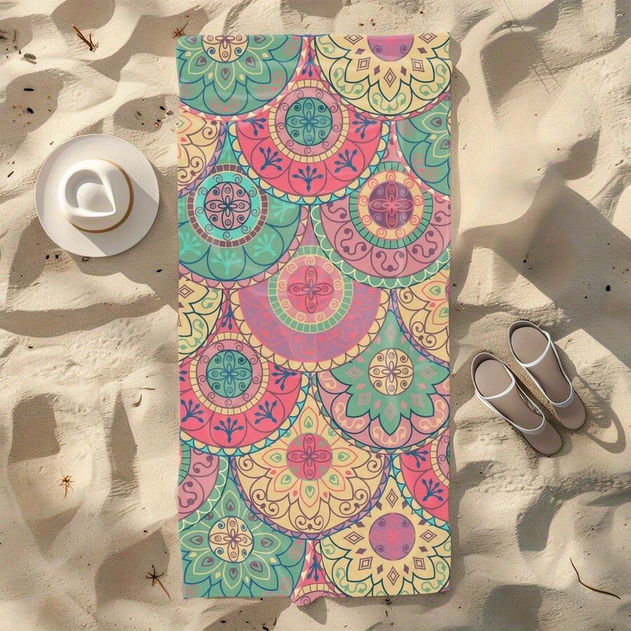 Vibrant Mandala Beach Towel Mi - Camp Towel Microfiber recensione e prezzo