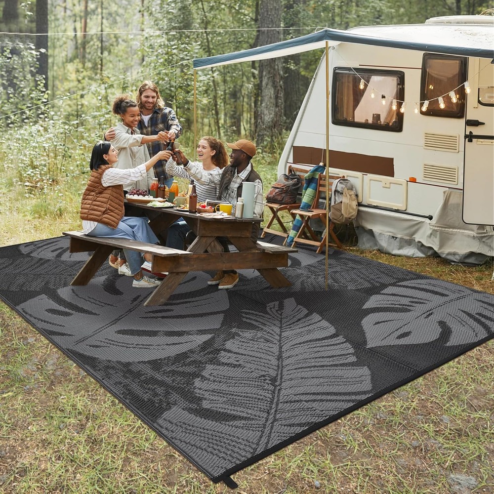 Waterproof Plastic Straw Outdo - Outdoor Camping Rugs 9X18 recensione e prezzo