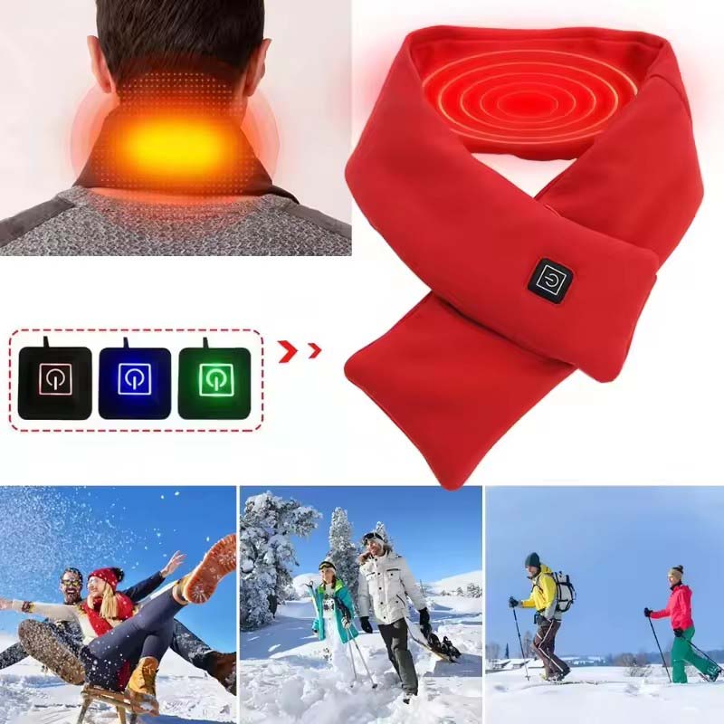 USB Women Men Heating Scarf Te - Outdoor Camping Gear recensione e prezzo