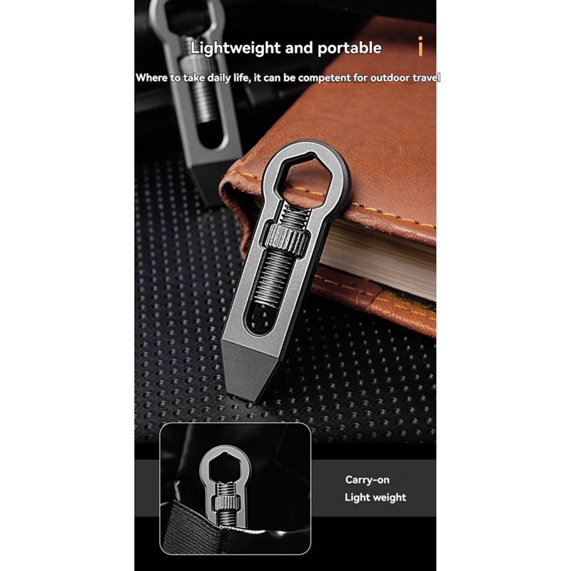 Titanium Alloy Hexagon Wrench  - Outdoor Camping Gear recensione e prezzo
