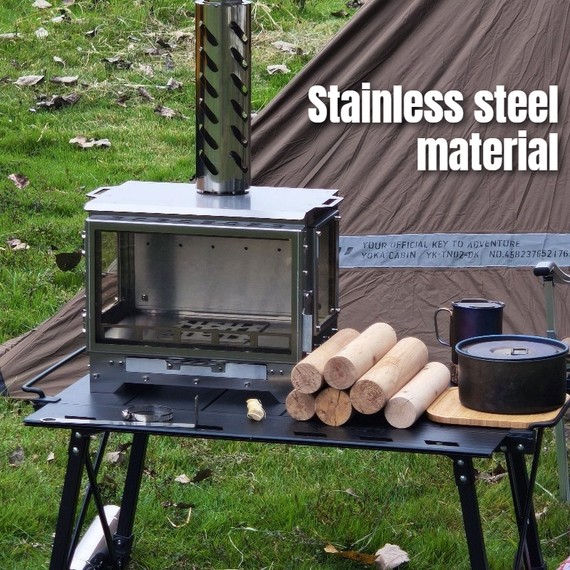 Winter Camping Firewood Stove  - Outdoor Camping Fireplace recensione e prezzo