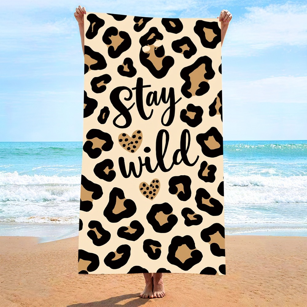 Leopard Print Printing Quick-d - Camp Towel Microfiber recensione e prezzo