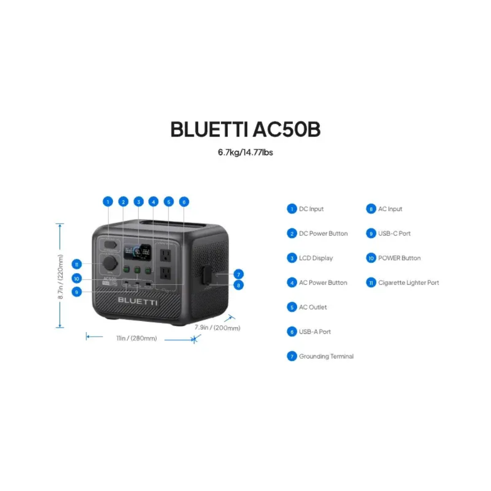 BLUETTI AC50B Portable Power S - Outdoor Camping Kettle recensione e prezzo