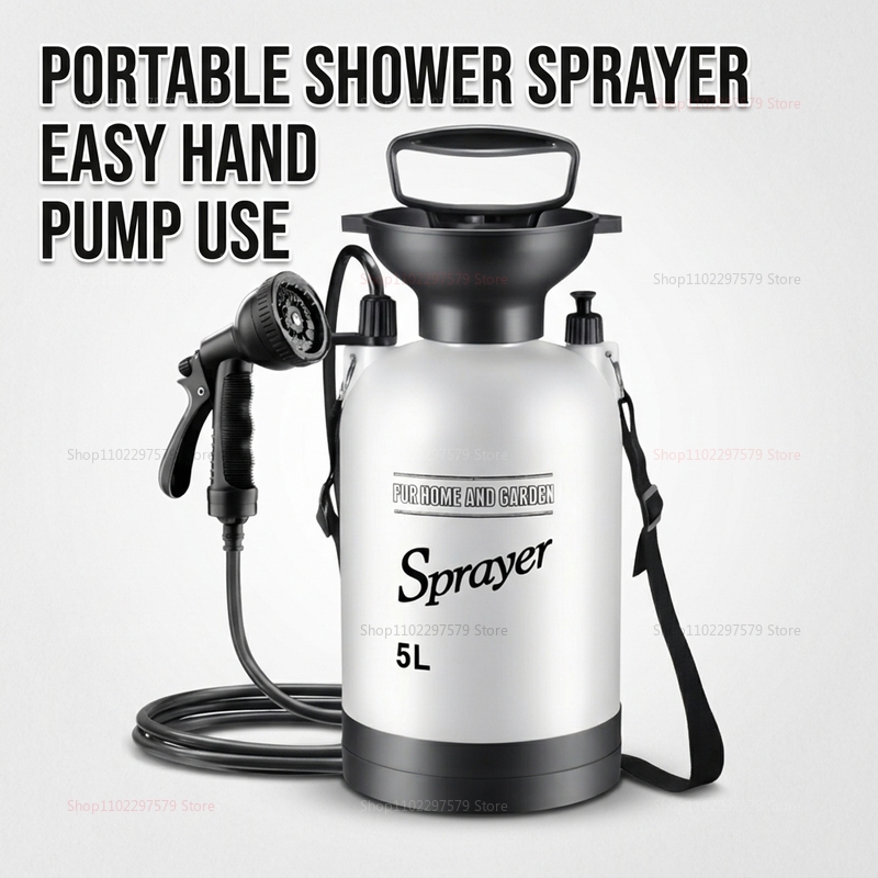 Portable Camping Shower 5L Man - Outdoor Camping Backpack recensione e prezzo